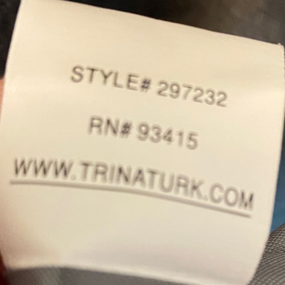 Trina Turk Grey Shift Dress Mini - Picture 7 of 7